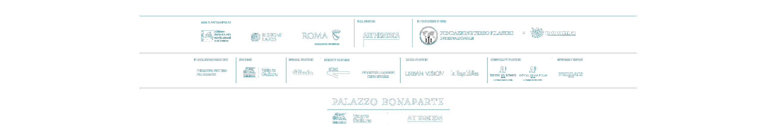 Loghi Partner - Mostra Botero - Palazzo Bonaparte